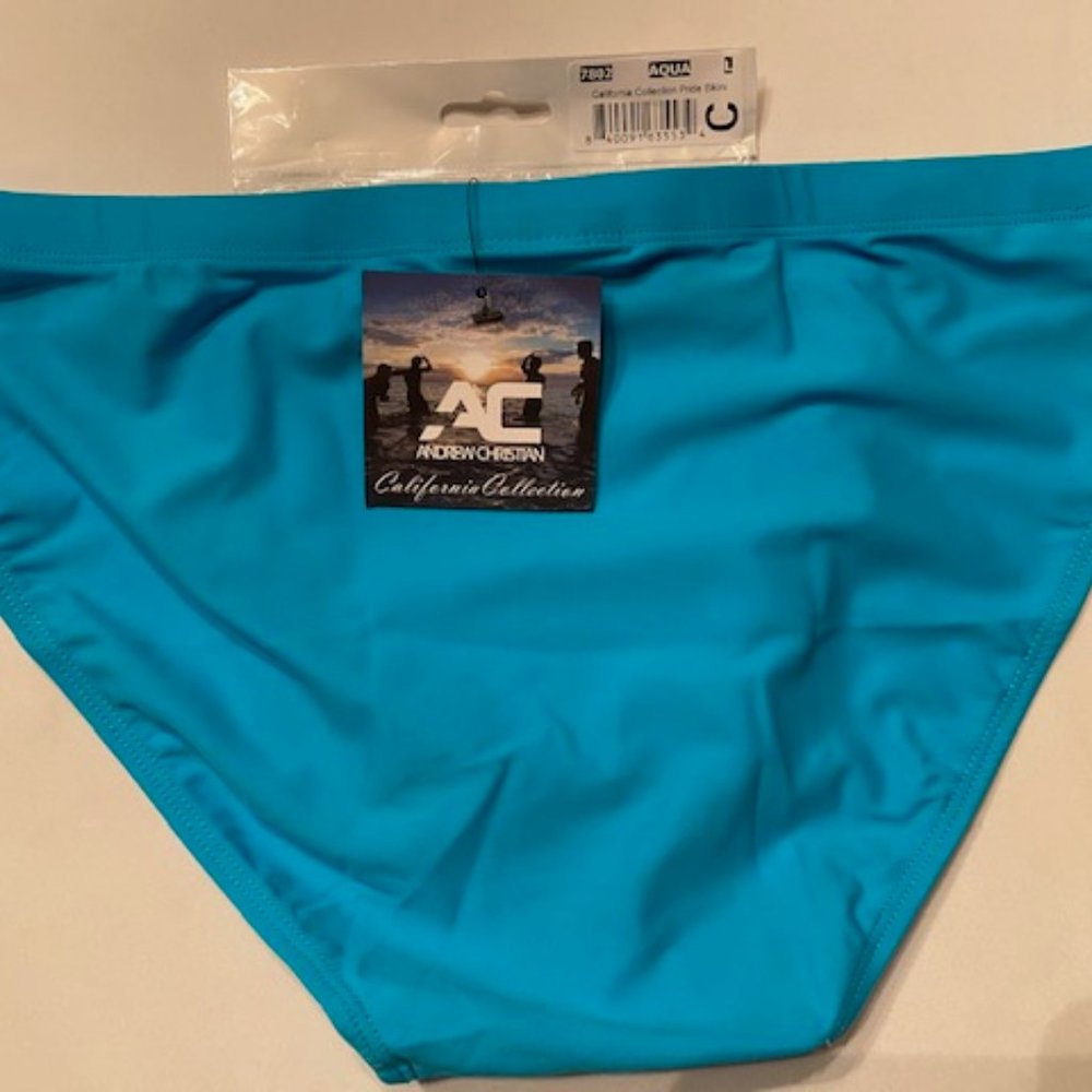 NWT - AC -  PRIDE Bikini - Aqua (802A) - Picture 9 of 9